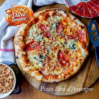 Pizza bleu d auvergne